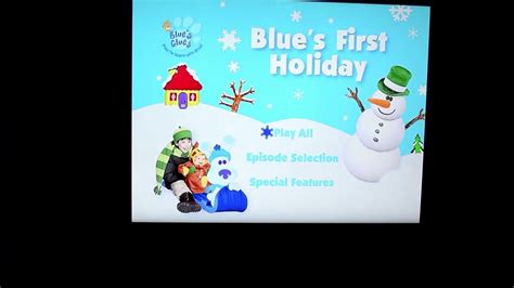 Opening Closing To Blues Clues Blues First Holiday 2003 Dvd Youtube