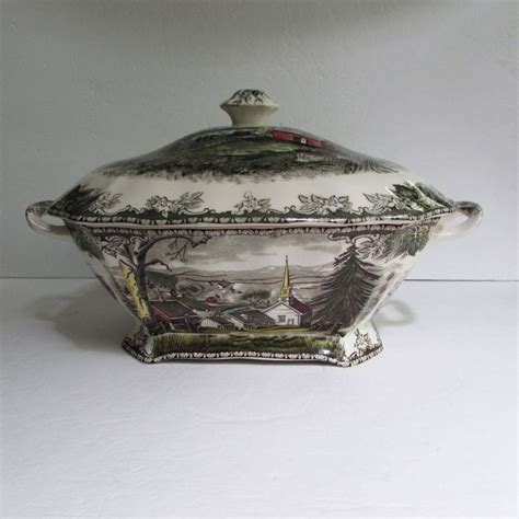 Johnson Brothers The Friendly Village Rectangular Soup Tureen England