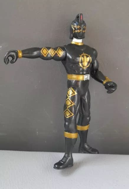 Power Rangers Black Ranger Action Figure Dino Thunder Mighty Morphin