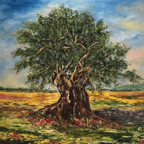 Olive Tree «Flowers, Trees & Garden Art» Collection Oil on canvas ...