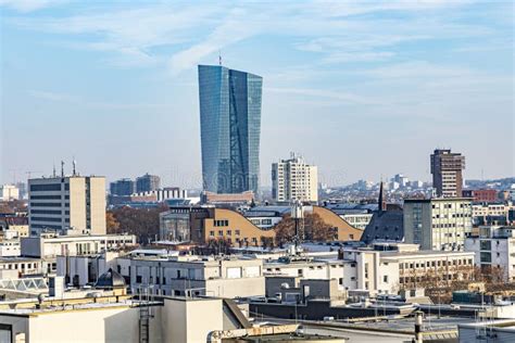 Scenic View To The City Of Frankfurt With Its Skyscraper Frankfurt Is