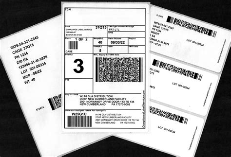 Mil Std Shipping Label Quick Quote Compliance Label Service