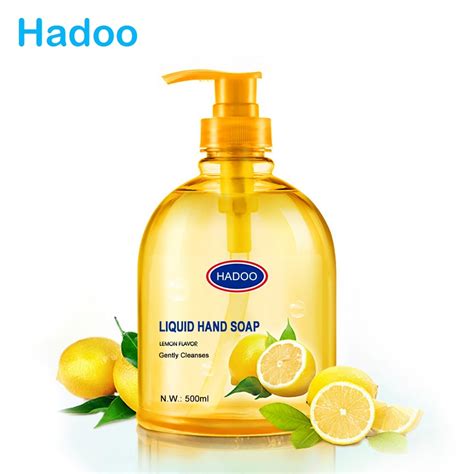 500ml Lemon Fragrance Moisturizing Liquid Hand Soap For Washing Hands