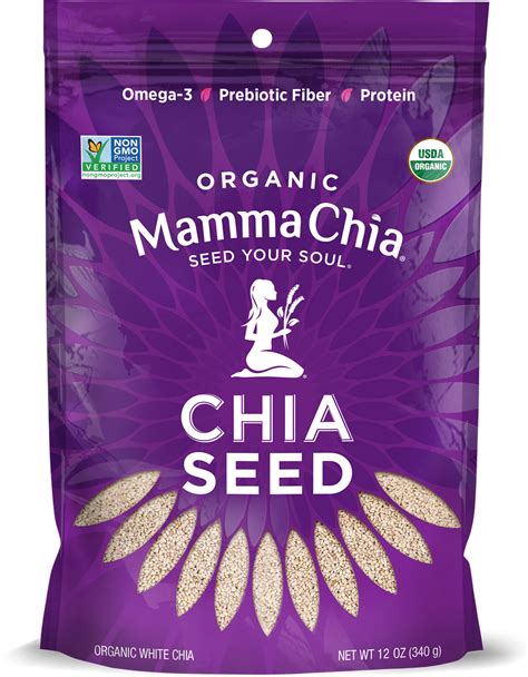 Organic White Chia Seeds Mamma Chia