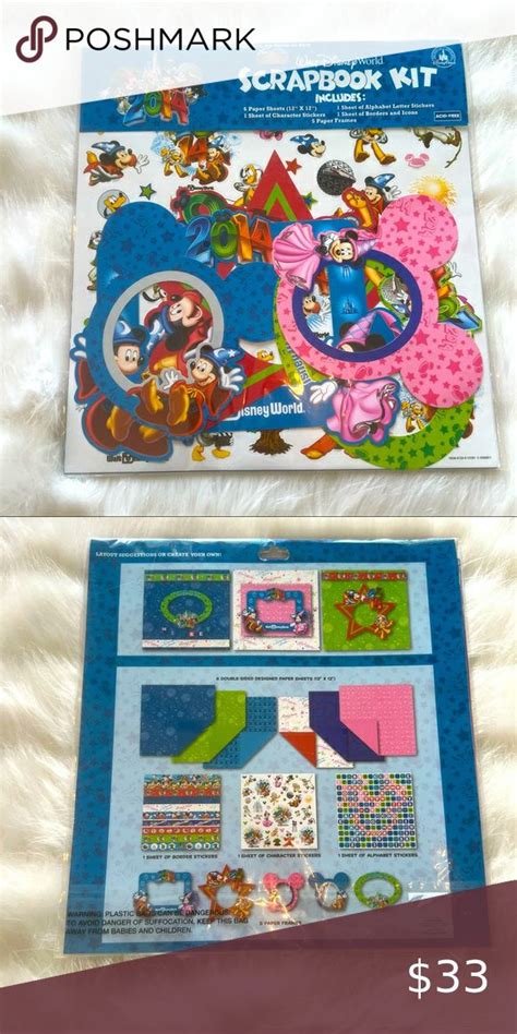 Walt Disney World Scrapbook Kit | Scrapbook kits, Scrapbook, Alphabet ...