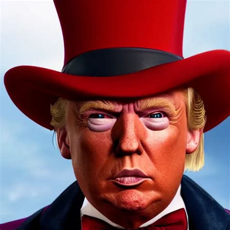 Portrait Of Donald Trump As Willy Wonka In Skyrim Stable Diffusion