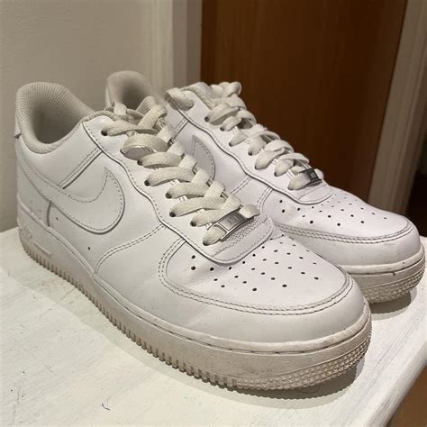 Men’s White Air Force 1 - Size 7. Only worn a couple... - Depop