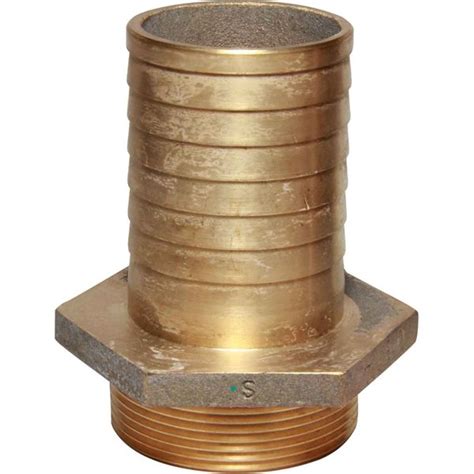 Ag 90° Bronze Hose Tail 1 12 Bsp To 38mm Id Hose