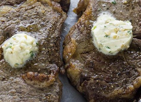 Perfect Air Fryer Steak with Garlic Herb Butter - Dieter24