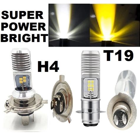 Suzuki Raider R150 Fi Led Headlight T19h4 Super Bright For Motorcycle Bulb Accessories Shopee