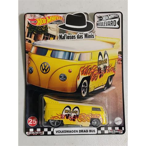 Hot Wheels Boulevard VW Drag Bus Mooneyes Shopee Brasil