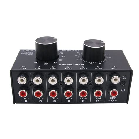 Audio Input Signal Selector Audio Input Switch Rca Audio Selector