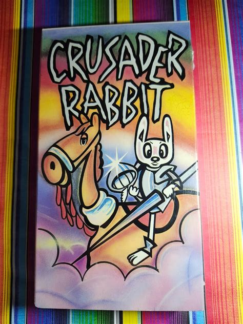 Sealed New Vintage 1987 Vhs Crusader Rabbit Kid Pics 4 Fully Animated