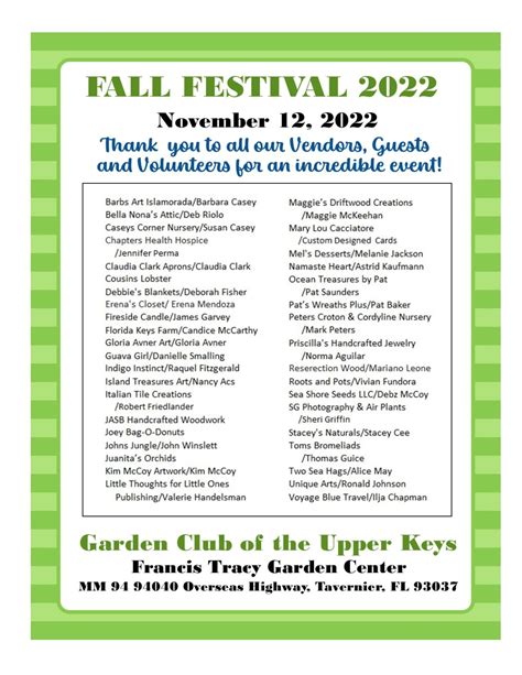 Events – Garden Club of the Upper Keys