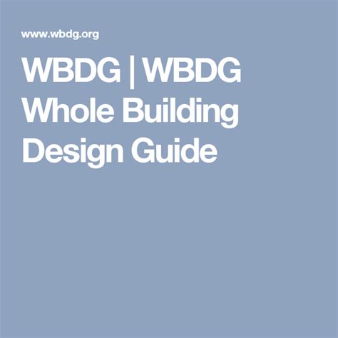 Wbdg Wbdg Whole Building Design Guide Design Guide Building Design Energy Efficient Buildings