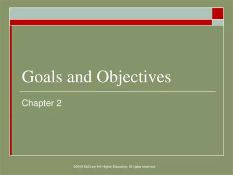 Ppt Goals And Objectives Powerpoint Presentation Free Download Id 5839158