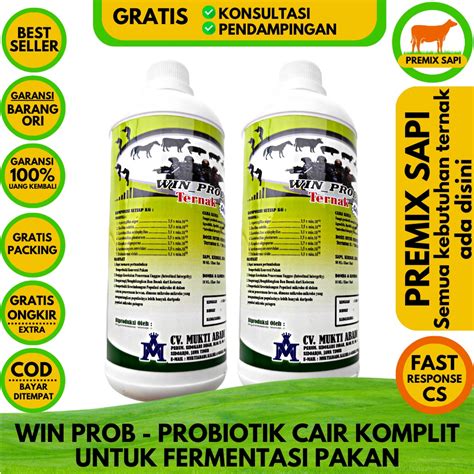 Jual WIN PROB CAIR 1 LITER Probiotik Komplit Konsentrasi Tinggi Untuk