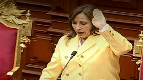 Dina Boluarte Juramenta Como Presidenta De Perú Sinapsis Mx