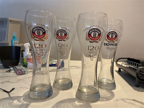 Erdinger Beer Glasses 500ml, Hobbies & Toys, Memorabilia & Collectibles ...