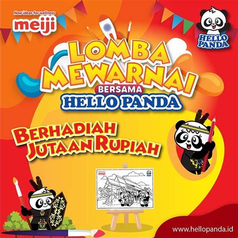 Lomba Mewarnai Bersama Hello Panda Berhadiah Jutaan Rupiah