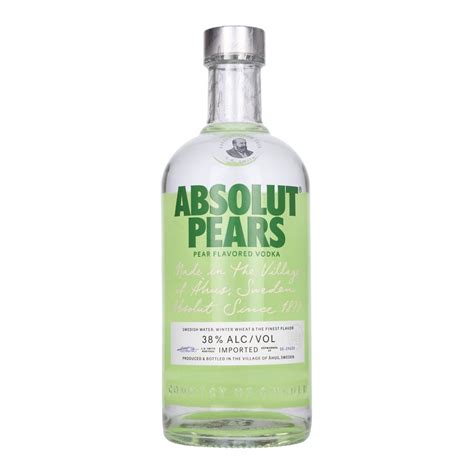 Absolut Pear Vodka Spirits From The Whisky World UK