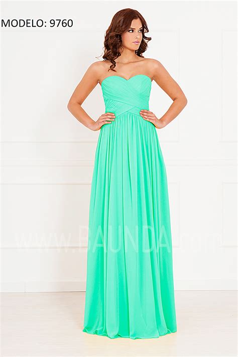 Venta Vestidos De Graduacion Verde Agua En Stock