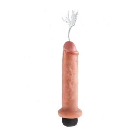 King Cock 7 Squirting Cock Flesh Dildo Eyaculador