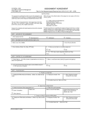 Fillable Online Umresearch Umd Army Assignment Agreement For Ipa