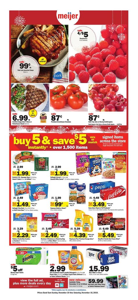 Meijer Weekly Ad Nov 10 - 16, 2019 - WeeklyAds2