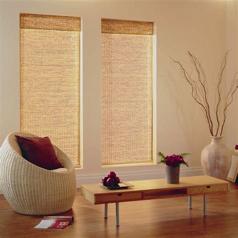 Woven Wood Shades Bamboo Loman Distributors Inc