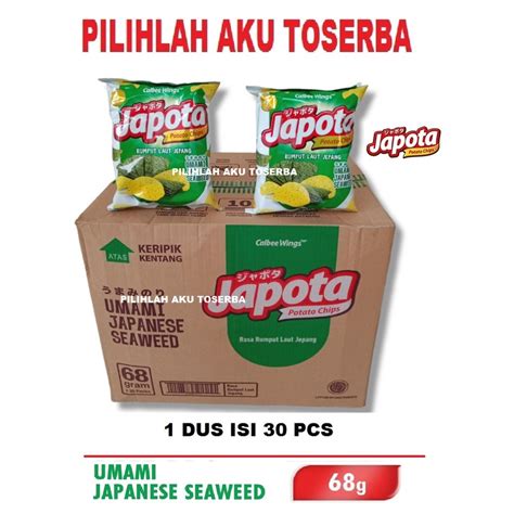 Jual Japota Keripik Kentang Rumput Laut Seaweed Gr Harga Dus