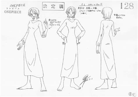 Nami Sheet Character Design Official Reference Settei