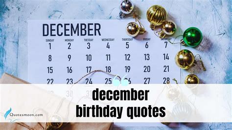 December Birthday Quotes - Quotesmoon