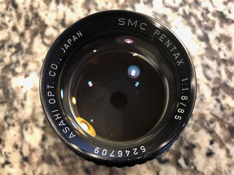 Smc Pentax 85mm F18 K Mount Classic