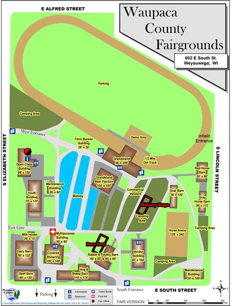 Fair Map - Waupaca County Fair | Aug 20-24, 2025