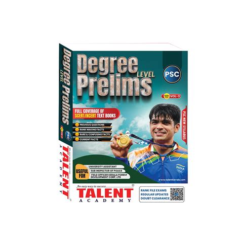 Degree Level Preliminary Exam Rank File Talent Academy