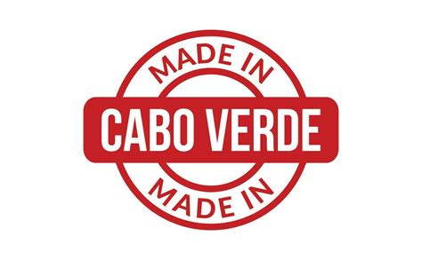 Made In Cabo Verde Rubber Stamp 24453353 Vector Art At Vecteezy