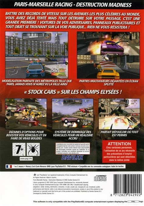 London Racer Destruction Madness Boxarts For Sony Playstation 2 The Video Games Museum