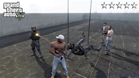 GTA 5 Franklin Michael And Trevor S Five Star Escape 149 YouTube