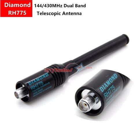 Radio Diamond Rh Sma M Sma F Dual Band Telescopic Wide Band Antenna