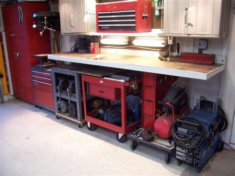 Cool Work Bench The Garage Journal Board Diy Garage Storage Garage