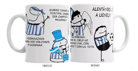 Taza Cerámica Canción Mundial Qatar 2022 Argentina Flork en venta en