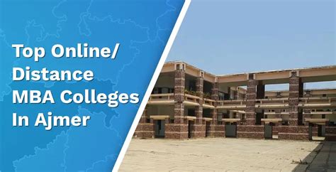 Top 5 Onlinedistance Mba Colleges In Ajmer 2024