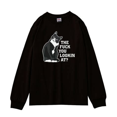 Tuxedo Cat The Fuck You Lookin At Unisex T Shirt Teeruto