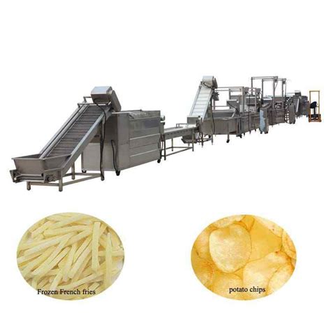 Easy Operation Semi Automatic Potato Chips Production Line High