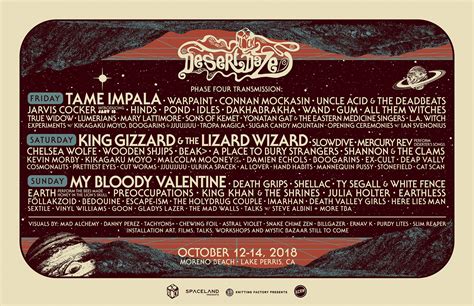 Desert Daze 2018 Rocks Out Insane Lineup Hedonist Shedonist