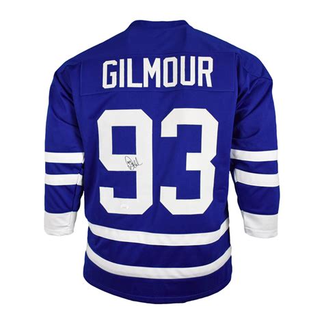 Doug Gilmour Signed Toronto Blue Hockey Jersey (JSA) — RSA