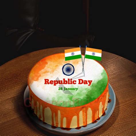 Indian Flag Photo Cake Customised | Gurgaon Bakers