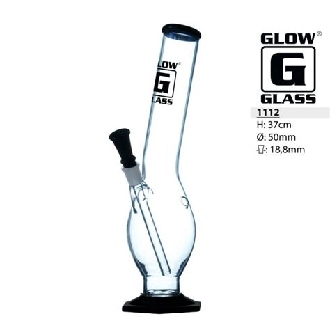 Bongo Fajka Szklana Wodna Glow Glass O Wysoko Ci Cm Chillum Mm