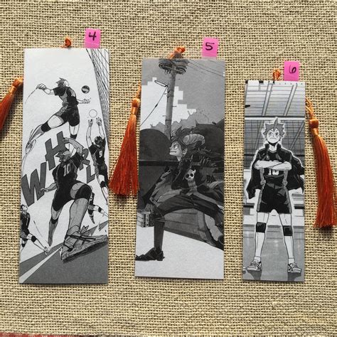 Kagehina Haikyuu Bookmarks Etsy